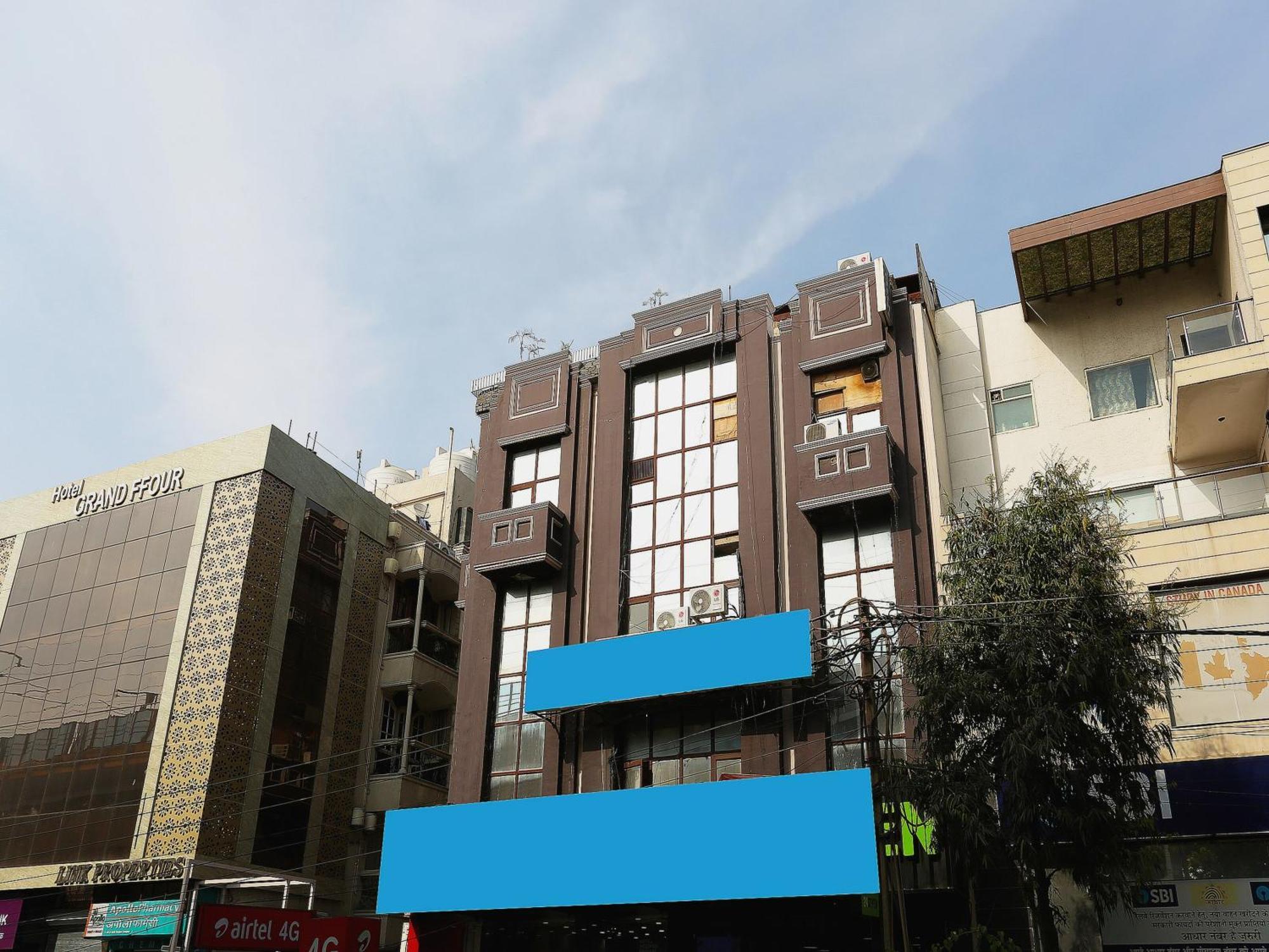 Oyo Flagship Hotel F Five New Delhi Exteriör bild