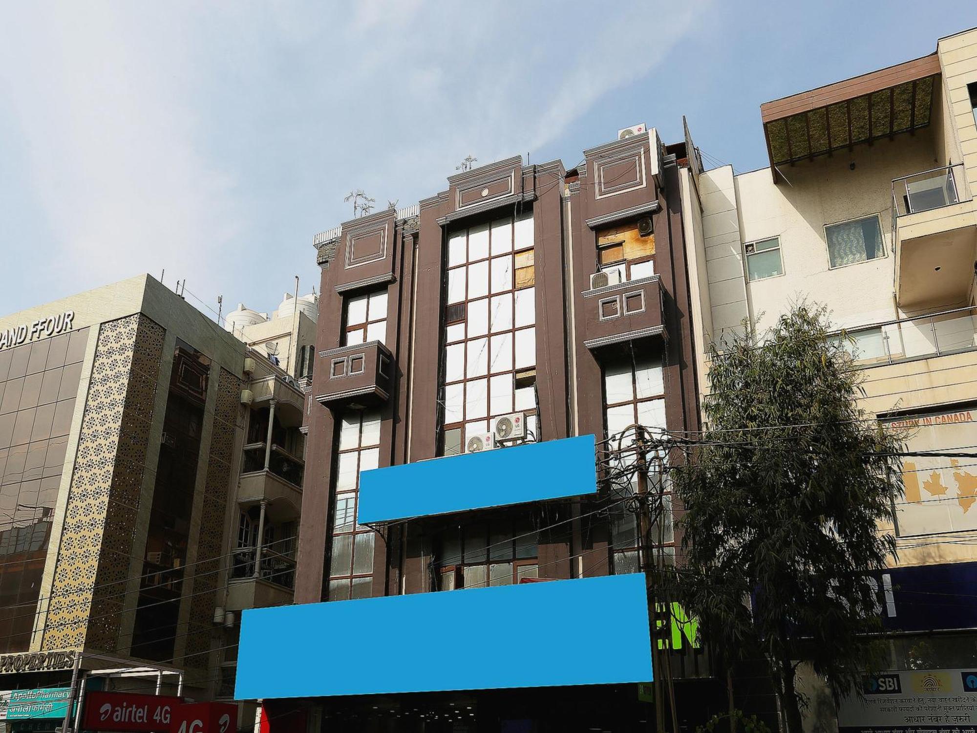 Oyo Flagship Hotel F Five New Delhi Exteriör bild